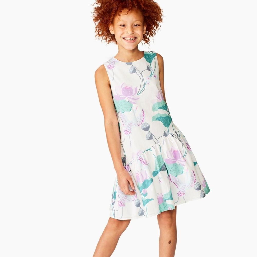 NWT Tea Collection Girls Floral Dress
